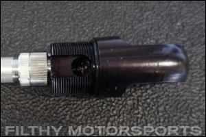 Closeup photo of an ORI STX Strut rod end port