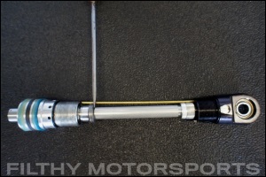 Closeup photo of an ORI STX Strut internal rebound shaft assembly