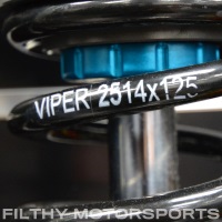 A photo of the spring specifications on a Viper coil spring